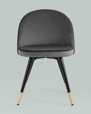 Стул Gabi LUX велюр серый. Фото №5