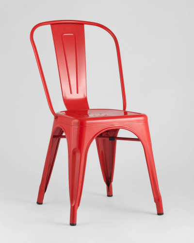 Стул TOLIX красный глянцевый фото Стул TOLIX красный глянцевый. Фото №3