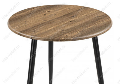 Журнальный стол Амрит черный матовый / старое дерево. Фото