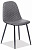 Стул  STORM (mod. 807) металл/вельвет, 46 х 53 х 87 х 49 см, серый/антрацит, G062-40 (поставляется по 4 шт)