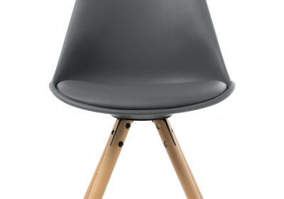 Стул деревянный Bonito серый. Фото №4