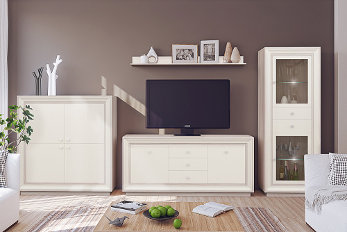 Пуф Грейс квадрат с ящиком велюр серо-бежевый. Фото №2