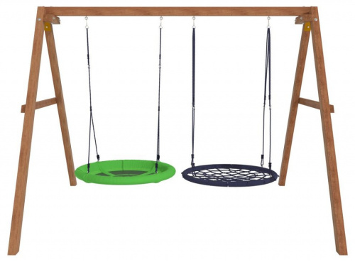 Качели детские Р911-24, коричневый. Фото №4