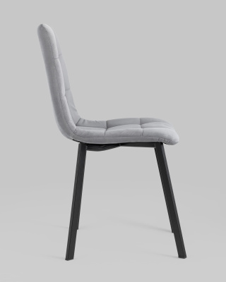 Стул Oliver Square велюр серый. Фото