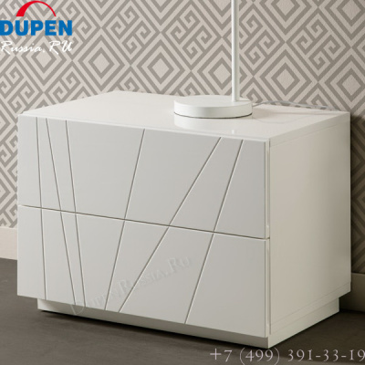 Тумба прикроватная DUPEN М-137 OCEAN белая. Фото