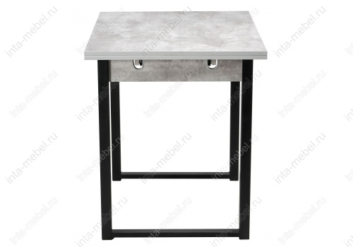 Стол деревянный Форли бетон / черный матовый. Фото №7