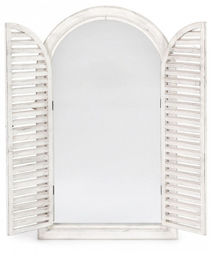 Зеркало садовое Secret de Maison Aulon (mod. PL08-34077) дерево, 50,5*4*85,5, Античный белый (Antique White). Фото №1