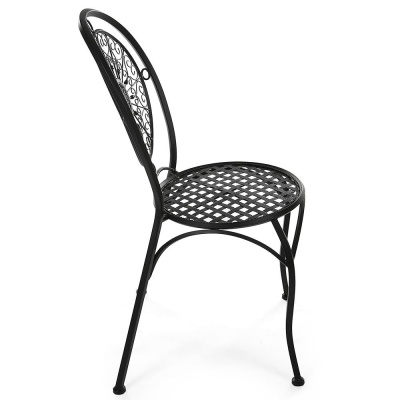 Кованый стул Secret De Maison Gloria черный. Фото