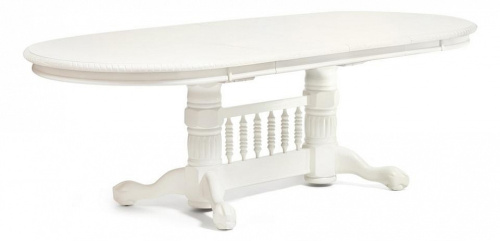 Стол овальный раскладной Oakland -SWC- (4296-SWC) ivory white. Фото №1