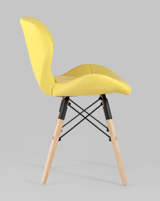 Стул Бон экокожа желтый. Фото