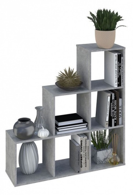 Стеллаж Polini Home Smart, серый фото Стеллаж Polini Home Smart, серый. Фото №4