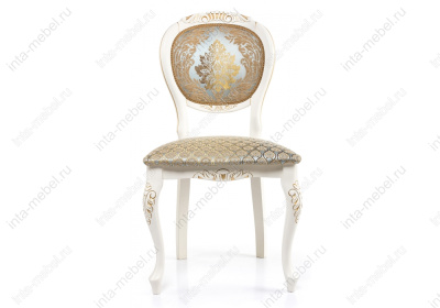 Стул деревянный Adriano 2 молочный / патина. Фото №5