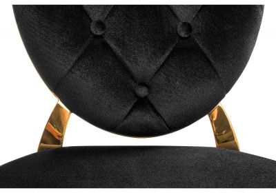 Стул Odda черный / золотой. Фото №5