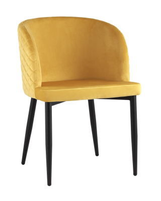Стул Оскар велюр оранжевый. Фото
