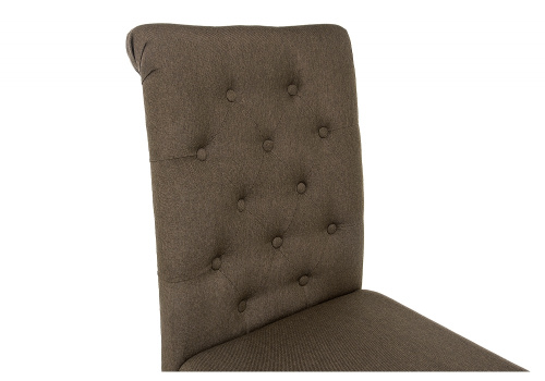 Стул деревянный Amelia dark walnut / fabric brown. Фото №9