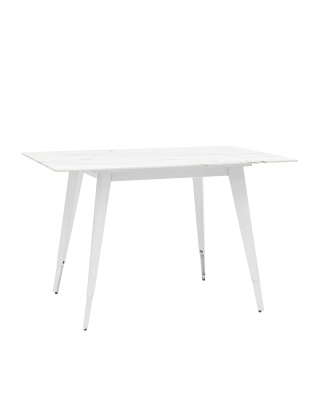 Стол обеденный Ричмонд 120*80 белый стеклянный. Фото