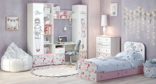 Шкаф комбинированный Малибу,белый. Фото №7