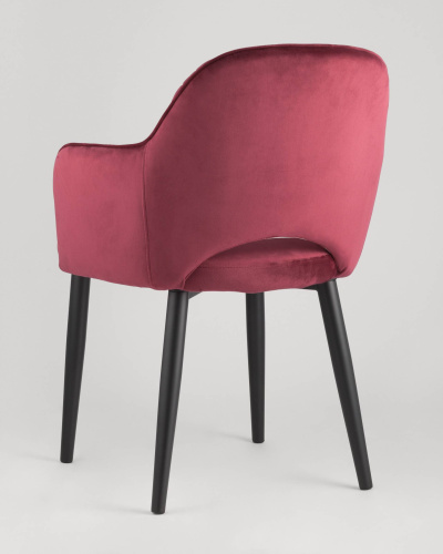 Стул Венера диамант велюр бордовый. Фото №6