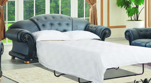 Диван-кровать Versace 3-х местный черный. Фото №5