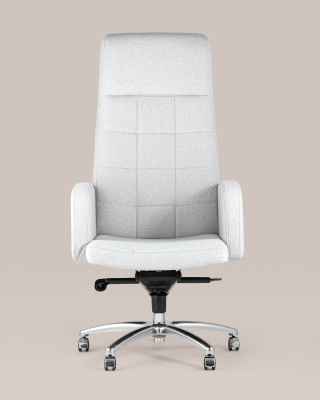 Кресло руководителя Лестер микровелюр светло-серый фото Кресло руководителя Лестер микровелюр светло-серый. Фото №5