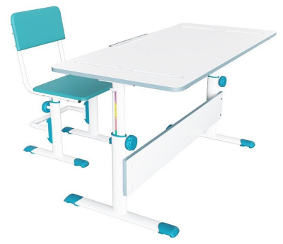 Стол учебный Polini Kids City D2, белый фото Стол учебный Polini Kids City D2, белый. Фото №3