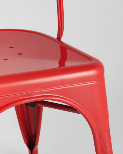 Стул TOLIX красный глянцевый фото Стул TOLIX красный глянцевый. Фото №10