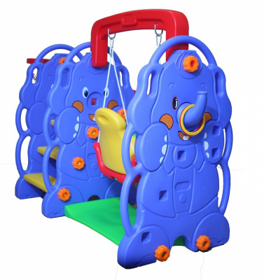 Комлекс игровой Слоник ZK009-1, красный, синий фото Комлекс игровой Слоник ZK009-1, красный, синий. Фото №4