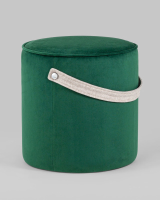 Пуф Джерри велюр изумрудный. Фото
