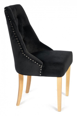 Стул Secret De Maison Prima (mod. C004-2) дерево береза, ткань: вельвет, 52х61х100см, черный  (поставляется по 2 шт) фото Стул Secret De Maison Prima (mod. C004-2) дерево береза, ткань: вельвет, 52х61х100см, черный  (поставляется по 2 шт). Фото №2