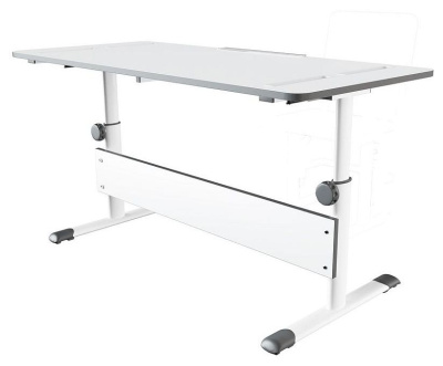 Стол учебный Polini Kids City D2, белый. Фото