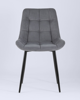 Стул Флекс велюр серый фото Стул Флекс велюр серый. Фото №5