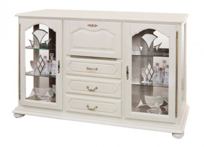 Тумба-витрина Давиль ММ 126-34 стекло декор. Фото №3