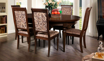 Стол обеденный раскладной Людовик ГМ 6090 (овальный) фото Стол обеденный раскладной Людовик ГМ 6090 (овальный). Фото №3