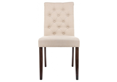 Стул деревянный Amelia dark walnut / fabric cream фото Стул деревянный Amelia dark walnut / fabric cream. Фото №5