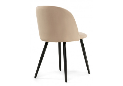 Стул Gabi 1 dark beige / black. Фото