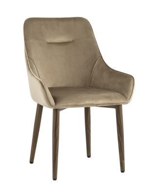 Стул Диана велюр бежевый. Фото №2