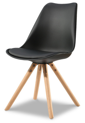 Стул PW072Y черный фото Стул PW072Y черный. Фото №2