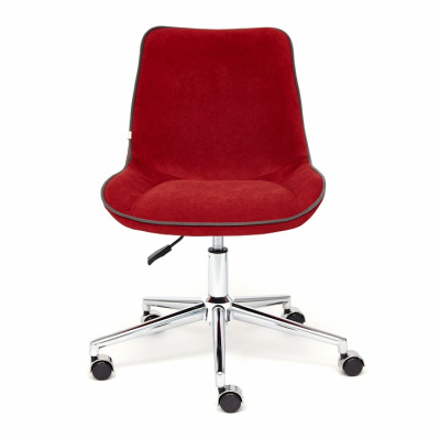 Кресло STYLE флок , бордовый, 10. Фото №2