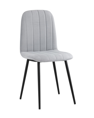 Стул Easy велюр светло-серый. Фото