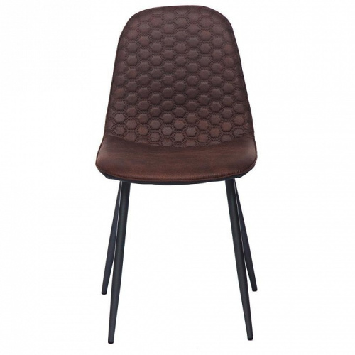 Стул  STORM (mod. 807) металл/экокожа, 46 х 53 х 87 х 49 см, тёмно-коричневый/темно-серый (поставляется по 4 шт) фото Стул  STORM (mod. 807) металл/экокожа, 46 х 53 х 87 х 49 см, тёмно-коричневый/темно-серый (поставляется по 4 шт). Фото №2