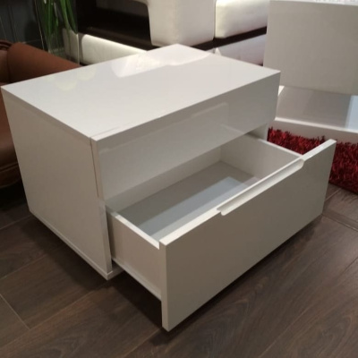 Тумба прикроватная DUPEN M-100 белая. Фото