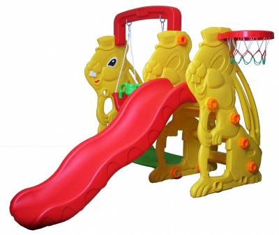 Комлекс игровой Кролик ZK010-1, желтый, красный фото Комлекс игровой Кролик ZK010-1, желтый, красный. Фото №4