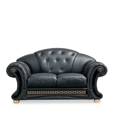 Диван Versace 2-х местный лавсит черный. Фото №3