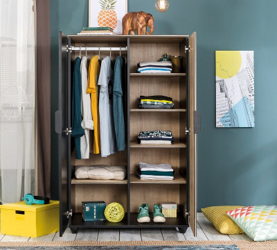 Двухстворчатый шкаф Cilek Black 20.58.1004.00 фото Двухстворчатый шкаф Cilek Black 20.58.1004.00. Фото №3